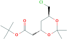 tert-Butyl 2-((4S,6S)-6-(chloromethyl(02,2-1,3-dioxan-4-yl)acetate