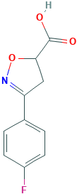 3-(4-Fluoro-phenyl)-4,5-dihydro-isoxazole-5-carboxylic acid