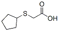 Acetic acid, (cyclopentylthio)- (9CI)