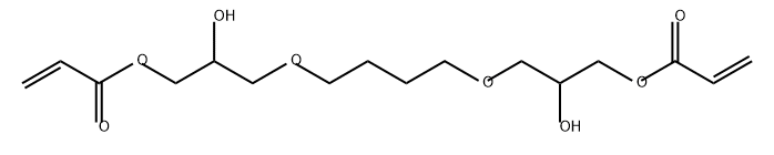 1,4-butanediylbis[oxy(2-hydroxy-3,1-propanediyl)] diacrylate