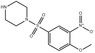 1-(4-methoxy-3-nitrobenzenesulfonyl)piperazine