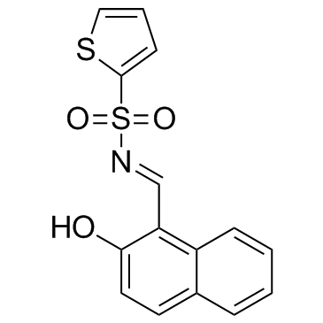 N-[(2-羟基-1-萘基)亚甲基]-2-噻吩磺酰胺