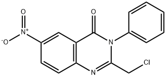 4(3H)-Quinazolinone, 2-(chloromethyl)-6-nitro-3-phenyl-