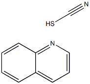 thiocyanic acid, compound with quinoline (1:1)