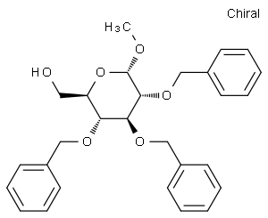 2,3,4-三-O-苄基-α-D-吡喃葡萄糖苷甲酯