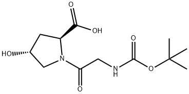 (2S,4R)-1-((tert-Butoxycarbonyl)glycyl)-4-hydroxypyrrolidine-2-carboxylic acid