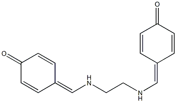 4-[[2-[(4-oxo-1-cyclohexa-2,5-dienylidene)methylamino]ethylamino]methylidene]cyclohexa-2,5-dien-1-one