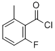 Benzoyl chloride, 2-fluoro-6-methyl- (9CI)