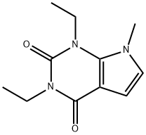 1H-Pyrrolo[2,3-d]pyrimidine-2,4(3H,7H)-dione, 1,3-diethyl-7-methyl-