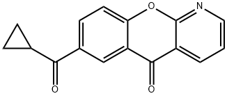 5H-[1]Benzopyrano[2,3-b]pyridin-5-one, 7-(cyclopropylcarbonyl)-