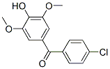 (4-CHLOROPHENYL) (4-HYDROXY-3,5-DIMETHOXYPHENYL) KETONE