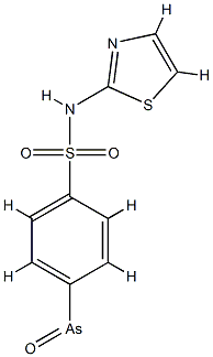 4-arsoroso-N-(1,3-thiazol-2-yl)benzenesulfonamide