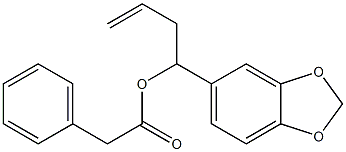 Benzeneacetic acid 1-(1,3-benzodioxol-5-yl)-3-butenyl ester