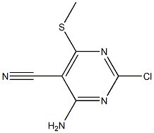 5-PyriMidinecarbonitrile, 4-aMino-2-chloro-6-(Methylthio)