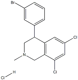 4-(3-broMophenyl)-6,8-dichloro-2-Methyl-1,2,3,4-tetrahydroisoquinoline hydrochloride