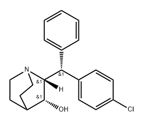 [2alpha(R*),3alpha]-2-[(4-Chlorophenyl)phenylmethyl]-1-azabicyclo[2.2.2]octan-3-ol