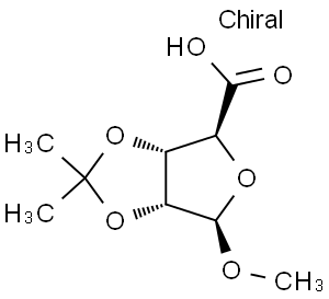 2,3-O-Isopropylidene-1-O-methyl-D-ribosic acid