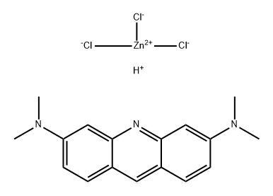 hydrogen trichlorozincate(1-), compound with N,N,N',N'-tetramethylacridine-3,6-diamine (1:1)