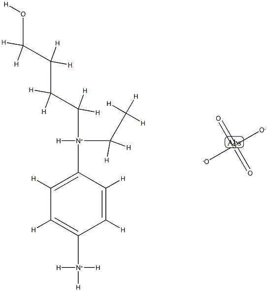 N-ethyl-N-(4-hydroxybutyl)-N,N'-p-phenylenediammonium sulphate