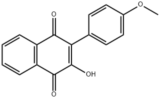 1,4-Naphthalenedione, 2-hydroxy-3-(4-methoxyphenyl)-