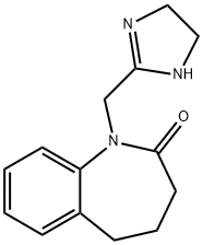 2,3,4,5-Tetrahydro-1-[(2-imidazolin-2-yl)methyl]-1H-1-benzazepin-2-one