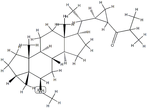 6β-Methoxy-3β,5α-cyclo-28,33-dinorgorgost-24-one