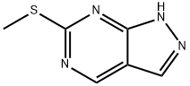1H-Pyrazolo[3,4-d]pyrimidine, 6-(methylthio)-