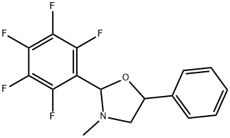 Oxazolidine, 3-methyl-2-(2,3,4,5,6-pentafluorophenyl)-5-phenyl-
