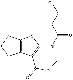 2-(3-氯丙酰氨基)-5,6-二氢-4H-环戊[B]噻吩-3-甲酸甲酯