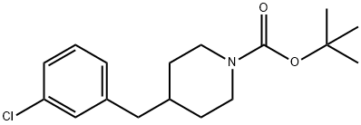 1-Piperidinecarboxylic acid, 4-[(3-chlorophenyl)methyl]-, 1,1-dimethylethyl ester