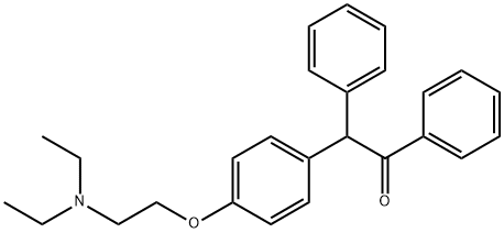 Ethanone, 2-[4-[2-(diethylamino)ethoxy]phenyl]-1,2-diphenyl-