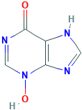 6-hydroxy-9H-purine 3-N-oxide