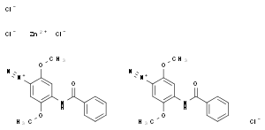 4-Benzamido-2,5-Dimethoxybenzene-Diazonium Salt Zinc Chloride