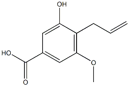 4-烯丙基-3-羟基-5-甲氧基苯甲酸