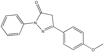 3 - (4 - 甲氧基苯基)-1 - 苯基- 1H -吡唑-5 - 醇