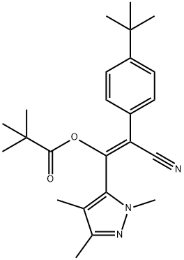 (1E)-2-cyano-2-[4-(1,1-diMethylethyl)phenyl]-1-(1,3,4-triMethyl-1H-pyrazol-5-yl)ethenyl 2,2-diMethylpropanoate