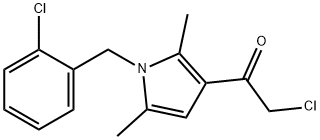 2-chloro-1-{1-[(2-chlorophenyl)methyl]-2,5-dimethyl-1H-pyrrol-3-yl}ethan-1-one