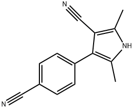 4-(4-cyanophenyl)-2,5-dimethyl-1H-pyrrole-3-carbonitrile