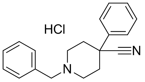 1-Benzyl-4-cyano-4-phenylpiperidine hydrochloride