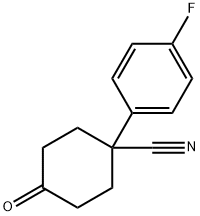 1-(4-fluorophenyl)-4-oxocyclohexanecarbonitrile