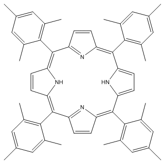 5,10,15,20-四(2,4,6-三甲苯基) -21H,23H-卟吩