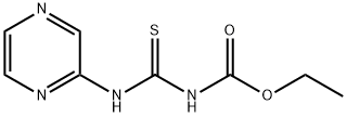 Carbamic acid, N-[(2-pyrazinylamino)thioxomethyl]-, ethyl ester