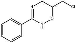 2H-1,2,4-Oxadiazine, 6-(chloromethyl)-5,6-dihydro-3-phenyl-