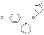 2-[1-(4-chlorophenyl)-1-phenylethoxy]-N,N-dimethylpropan-1-amine