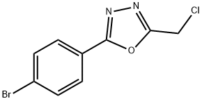 2-(4-BROMO-PHENYL)-5-CHLOROMETHYL-[1,3,4]OXADIAZOLE