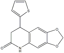 8-thiophen-2-yl-7,8-dihydro-5H-[1,3]dioxolo[4,5-g]quinolin-6-one