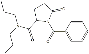 (1)-1-benzoyl-5-oxo-n,n-dipropylpyrrolidine-2-carboxamide