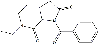 (±)-1-benzoyl-N,N-diethyl-5-oxopyrrolidine-2-carboxamide