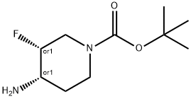 rel-(3S,4R)-4-氨基-3-氟哌啶-1-羧酸叔丁酯