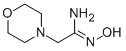 N-HYDROXY-2-MORPHOLIN-4-YL-ACETAMIDINE